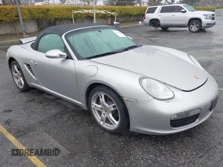 2008 Porsche Boxster with VIN WP0CA29808U710535, listed as a IAAI auction lot 41794429 with 63,031 mi miles. Bid and sale history available at carsss.com. Image 1.