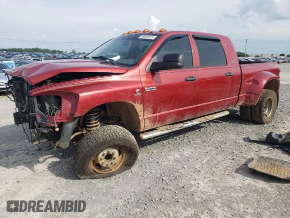 2007 Dodge 3500 SLT with VIN 3D7MX49C97G706574, listed as a Copart auction lot 59835025 with 297,565 mi miles and Clean title. Bid and sale history available at DreamBid. Image 1.
