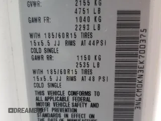 2014 Nissan NV200 S z VIN 3N6CM0KN3EK700375, wystawiony jako Copart lot #57416565 z przebiegiem 67 564 mil mil oraz Szkoda całkowita • Salvage title. Historia ofert i sprzedaży dostępna na DreamBid. Obrazek 14.
