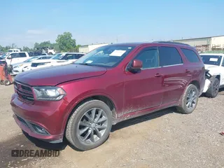 2018 Dodge Durango GT with VIN 1C4RDJDG5JC452079, listed as a IAAI auction lot 42674267 with 187,905 mi miles and . Bid and sale history available at DreamBid. Image 2.