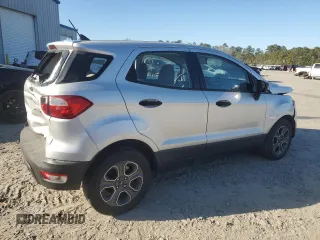 2021 Ford EcoSport S with VIN MAJ3S2FE4MC407593, listed as a Copart auction lot 47454615 with 26,309 mi miles and Salvage Title. Bid and sale history available at DreamBid. Image 3.