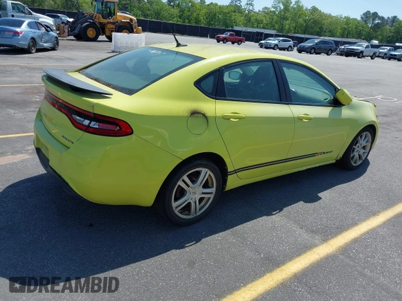 2013 Dodge Dart SXT with VIN 1C3CDFBA6DD175995, listed as a IAAI auction lot 41978901 with 197,608 mi miles. Bid and sale history available at carsss.com. Image 4.