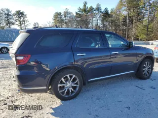 2016 Dodge Durango Citadel z VIN 1C4RDJEG3GC486240, wystawiony jako Copart lot #41580915 z przebiegiem 126 459 mil mil oraz Szkoda całkowita • Salvage title. Historia ofert i sprzedaży dostępna na DreamBid. Obrazek 3.