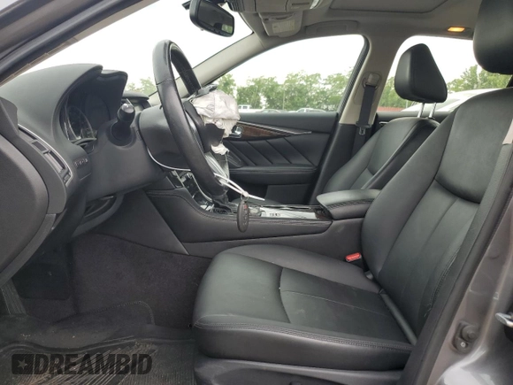 2018 Infiniti Q50 2.0t LUXE with VIN JN1CV7AR5JM280094, listed as a Copart auction lot 55852444 with 41,796 mi miles and Salvage Title. Bid and sale history available at carsss.com. Image 7.