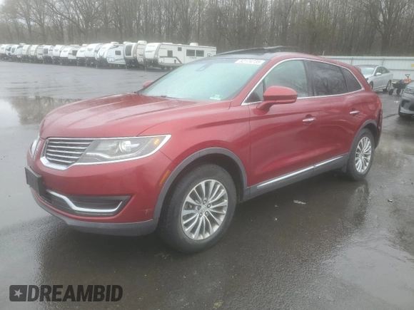 2016 Lincoln MKX Select z VIN 2LMTJ8KR1GBL36642, wystawiony jako Copart lot #52174735 z przebiegiem 107 827 mil mil oraz Szkoda całkowita • Salvage title. Historia ofert i sprzedaży dostępna na DreamBid. Obrazek 1.