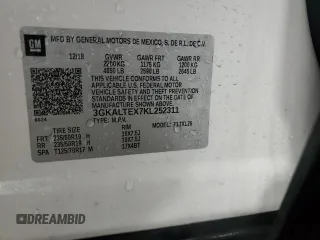 2019 GMC Terrain SLE with VIN 3GKALTEX7KL252311, listed as a Copart auction lot 88481225 with 94,440 mi miles and Salvage Title. Bid and sale history available at carsss.com. Image 14.