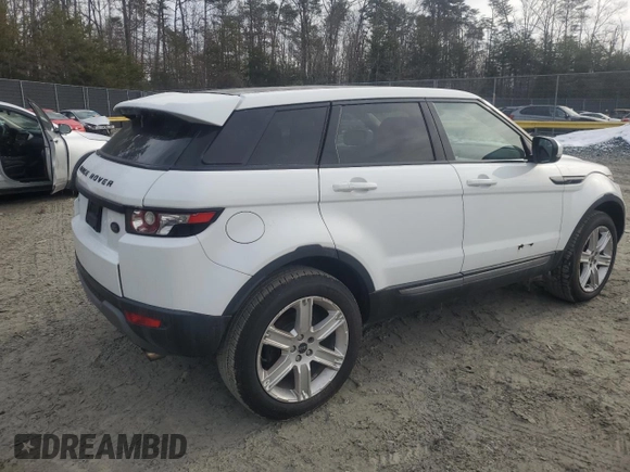 2012 Land Rover Range Rover Evoque Pure Plus with VIN SALVP2BG1CH662711, listed as a Copart auction lot 42053385 with 172,740 mi miles and Clean Title. Bid and sale history available at carsss.com. Image 3.