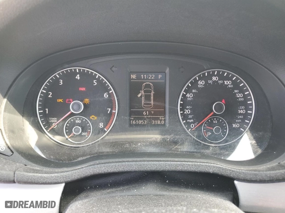 2013 Volkswagen Passat SE w/Sunroof with VIN 1VWBH7A33DC133663, listed as a Copart auction lot 50698795 with 161,053 mi miles and Salvage Title. Bid and sale history available at carsss.com. Image 9.