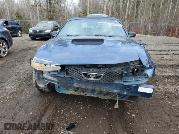 2000 Ford Mustang with VIN 1FAFP4442YF213444, listed as a Copart auction lot 51040875 with 124,925 mi miles and Salvage Title. Bid and sale history available at carsss.com. Image 5.