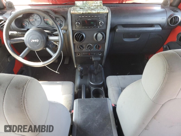 2008 Jeep Wrangler Unlimited X with VIN 1J4GA39138L615915, listed as a Copart auction lot 52391675 with 187,057 mi miles and Salvage Title. Bid and sale history available at carsss.com. Image 8.