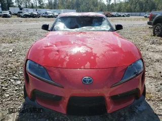 2021 Toyota GR Supra 3.0 with VIN WZ1DB0C02MW040463, listed as a Copart auction lot 74898374 with 37,367 mi miles and Salvage Title. Bid and sale history available at carsss.com. Image 5.