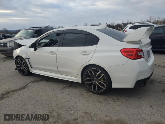 2019 Subaru WRX STI with VIN JF1VA2R64K9822438, listed as a Copart auction lot 88850195 with 58,218 mi miles and Salvage Title. Bid and sale history available at carsss.com. Image 2.