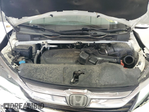 2018 Honda Odyssey Elite with VIN 5FNRL6H90JB103748, listed as a Copart auction lot 61512595 with 117,126 mi miles and Salvage title. Bid and sale history available at DreamBid. Image 12.