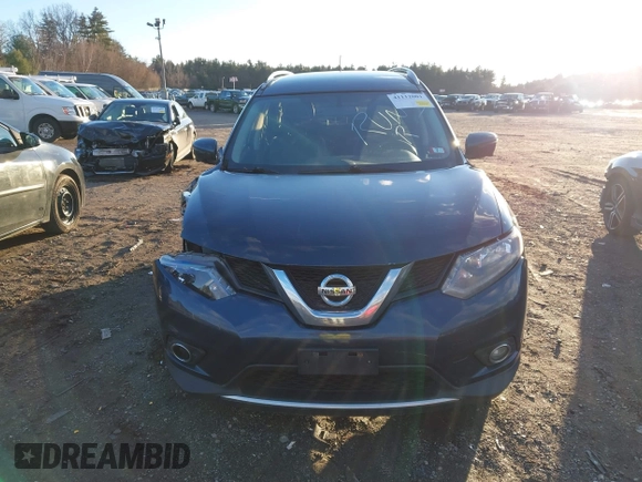 2016 Nissan Rogue SV with VIN KNMAT2MV6GP734169, listed as a IAAI auction lot 41112001 with 243,883 mi miles. Bid and sale history available at carsss.com. Image 13.