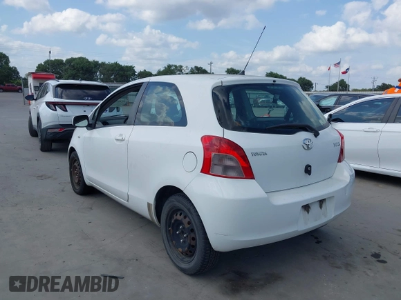 2008 Toyota Yaris with VIN JTDJT923085188881, listed as a IAAI auction lot 42157247 with 125,790 mi miles. Bid and sale history available at carsss.com. Image 3.