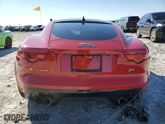 2015 Jaguar F-Type R z VIN SAJWA6DA2FMK18666, wystawiony jako Copart lot #87664215 z przebiegiem 47 277 mil mil oraz Szkoda całkowita • Salvage title. Historia ofert i sprzedaży dostępna na DreamBid. Obrazek 6.
