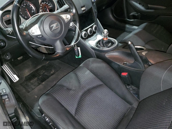 2013 Nissan 370Z with VIN JN1AZ4EH3DM382302, listed as a Copart auction lot 46135425 with 119295 miles and Salvage Title. Bid and sale history available at carsss.com. Image 8.