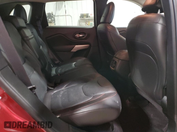 2017 Jeep Cherokee Trailhawk L Plus with VIN 1C4PJMBS5HD224239, listed as a Copart auction lot 45288285 with 106,553 mi miles and Salvage Title. Bid and sale history available at carsss.com. Image 11.