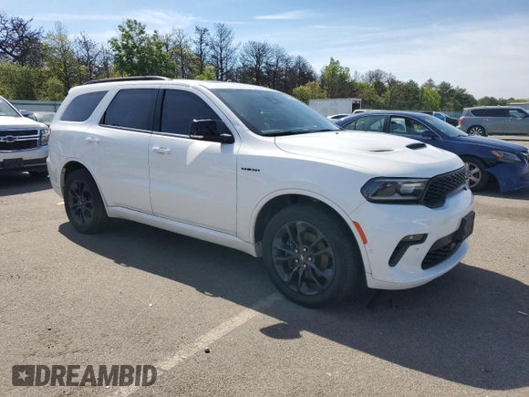 2023 Dodge Durango R/T with VIN 1C4SDJCT9PC605913, listed as a Copart auction lot 58034615 with 33,970 mi miles and Salvage title. Bid and sale history available at DreamBid. Image 4.