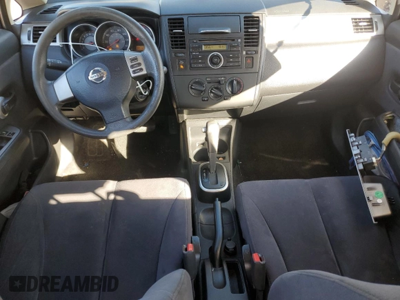 2008 Nissan Versa 1.8 S with VIN 3N1BC11E78L385445, listed as a Copart auction lot 44323285 with 79,185 mi miles and Salvage Title. Bid and sale history available at carsss.com. Image 8.