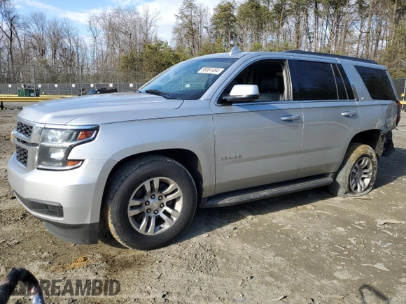 2017 Chevrolet Tahoe LT with VIN 1GNSKBKC2HR113257, listed as a Copart auction lot 86961484 with 158,909 mi miles and Salvage Title. Bid and sale history available at DreamBid. Image 1.