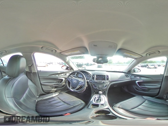 2014 Buick Regal with VIN 2G4GK5EXXE9293863, listed as a Copart auction lot 60046095 with 131,011 mi miles and Salvage title. Bid and sale history available at DreamBid. Image 14.