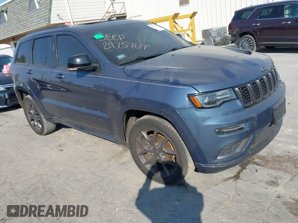 2020 Jeep Grand Cherokee Limited X z VIN 1C4RJFBG1LC184921, wystawiony jako IAAI lot #40587410 z przebiegiem 111 718 mil mil oraz . Historia ofert i sprzedaży dostępna na DreamBid. Obrazek 1.