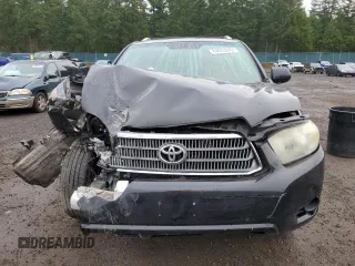 2010 Toyota Highlander Hybrid with VIN JTEBW3EH1A2047305, listed as a Copart auction lot 89003245 with 0 mi miles and Salvage Title. Bid and sale history available at carsss.com. Image 5.