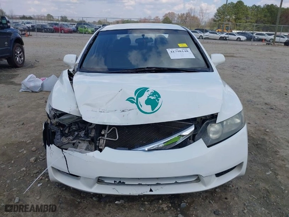 2010 Honda Civic Sdn LX with VIN 2HGFA1F58AH586610, listed as a IAAI auction lot 41798148 with 309,019 mi miles. Bid and sale history available at carsss.com. Image 13.