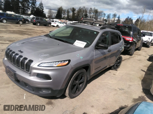 2017 Jeep Cherokee Altitude z VIN 1C4PJLAB6HW508950, wystawiony jako IAAI lot #36452848 z przebiegiem 101 860 mil mil oraz . Historia ofert i sprzedaży dostępna na DreamBid. Obrazek 2.