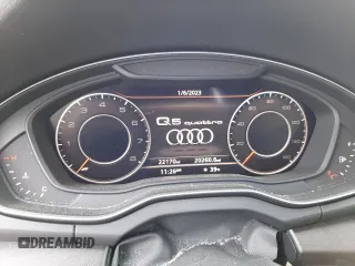 2020 Audi Q5 Premium Plus with VIN WA1BNAFY1L2059395, listed as a Copart auction lot 72979102 with 20,260 mi miles. Bid and sale history available at carsss.com. Image 9.