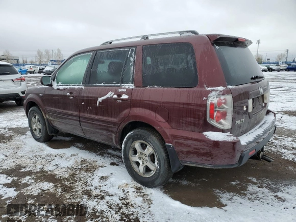 2007 Honda Pilot EX with VIN 2HKYF18407H001466, listed as a Copart auction lot 49218785 with 263,341 mi miles and Salvage Title. Bid and sale history available at DreamBid. Image 2.