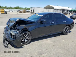 2022 Mercedes-Benz E 350 with VIN W1KZF8DB6NB089803, listed as a Copart auction lot 61291335 with 22,665 mi miles and Salvage title. Bid and sale history available at DreamBid. Image 1.