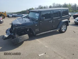 2018 Jeep Wrangler JK Unlimited Sport S with VIN 1C4BJWDG0JL811667, listed as a Copart auction lot 63179784 with 81,860 mi miles and Salvage Title. Bid and sale history available at carsss.com. Image 1.