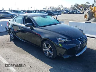 2018 Lexus IS with VIN JTHBA1D26J5071830, listed as a IAAI auction lot 42008143 with 37,760 mi miles. Bid and sale history available at carsss.com. Image 1.