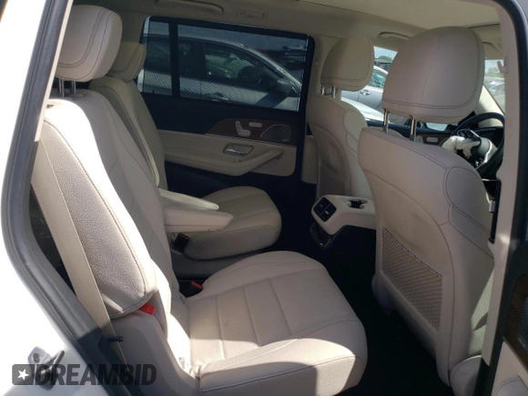 2022 Mercedes-Benz GLS 450 with VIN 4JGFF5KE5NA596444, listed as a Copart auction lot 66557944 with 24,797 mi miles and Salvage Title. Bid and sale history available at DreamBid. Image 11.