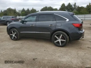 2016 Acura MDX Advance with VIN 5FRYD4H98GB014983, listed as a Copart auction lot 55525135 with 120,221 mi miles and Salvage title. Bid and sale history available at DreamBid. Image 2.