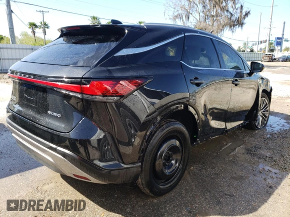 2023 Lexus RX with VIN 2T2BAMBA4PC007824, listed as a Copart auction lot 45815134 with 17,291 mi miles. Bid and sale history available at carsss.com. Image 3.