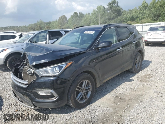 2017 Hyundai Santa Fe 2.4L with VIN 5NMZU3LB3HH011340, listed as a Copart auction lot 59177895 with 162,679 mi miles and Salvage title. Bid and sale history available at DreamBid. Image 1.