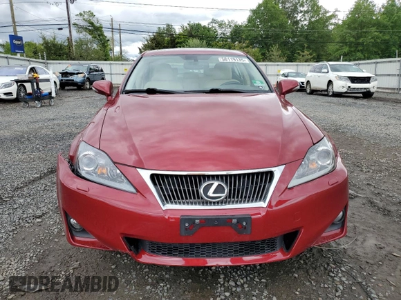 2012 Lexus IS 350 z VIN JTHCE5C26C5002981, wystawiony jako Copart lot #58119135 z przebiegiem Nie podano mil oraz Szkoda całkowita • Salvage title. Historia ofert i sprzedaży dostępna na DreamBid. Obrazek 5.