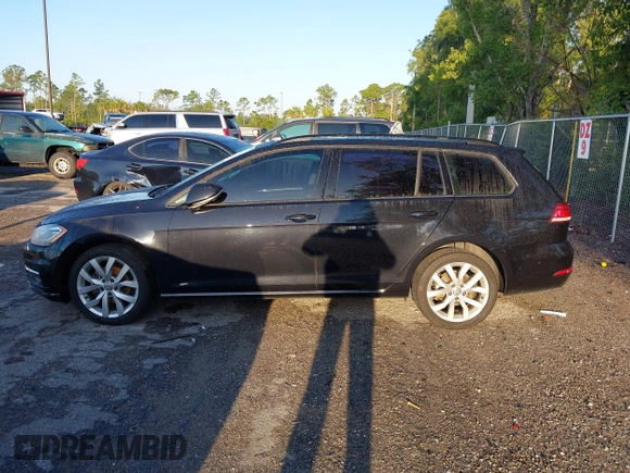2019 Volkswagen Golf SportWagen S with VIN 3VWY57AU6KM507092, listed as a IAAI auction lot 41923298 with 65,900 mi miles. Bid and sale history available at carsss.com. Image 14.