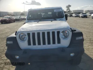 2020 Jeep Wrangler Sport S с VIN 1C4GJXAN1LW276039, выставлен на аукционе Copart как лот 51869825 с пробегом 37 876 миль миль и Списание • Salvage title. История ставок и продаж доступна на DreamBid. Изображение 5.