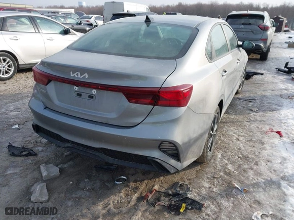 2023 Kia Forte LXS with VIN 3KPF24AD8PE595503, listed as a IAAI auction lot 41429559 with 43,630 mi miles. Bid and sale history available at carsss.com. Image 4.