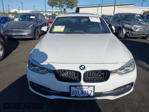 2017 BMW 3 Series 328d xDrive with VIN WBA8F1C39HK898141, listed as a IAAI auction lot 42654788 with 91,817 mi miles and . Bid and sale history available at DreamBid. Image 13.