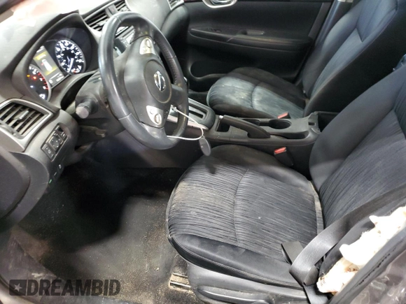 2017 Nissan Sentra SV with VIN 3N1AB7AP3HY206288, listed as a Copart auction lot 59422415 with 136,201 mi miles and Salvage title. Bid and sale history available at DreamBid. Image 7.