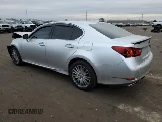 2013 Lexus GS 350 with VIN JTHCE1BL1D5002696, listed as a Copart auction lot 45963774 with 120,107 mi miles and Salvage Title. Bid and sale history available at carsss.com. Image 2.