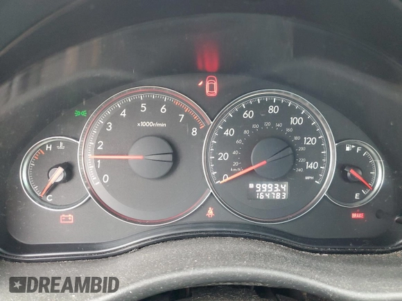 2008 Subaru Legacy with VIN 4S3BL616086217224, listed as a Copart auction lot 47004544 with 164,783 mi miles and Salvage title. Bid and sale history available at DreamBid. Image 9.