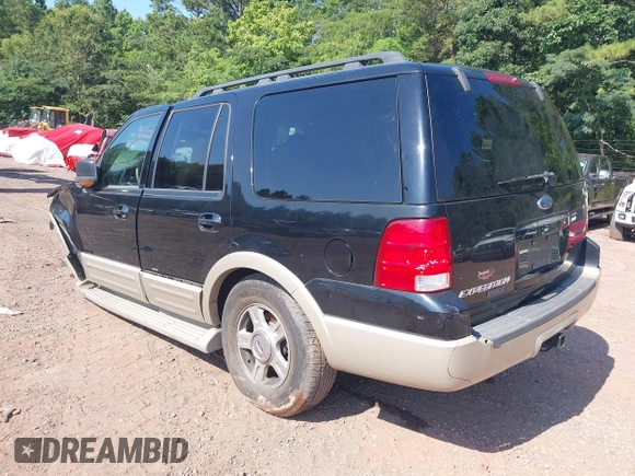 2005 Ford Expedition Eddie Bauer with VIN 1FMPU17555LA61159, listed as a IAAI auction lot 41843799 with 280,153 mi miles and . Bid and sale history available at DreamBid. Image 3.
