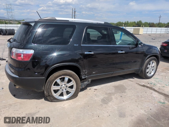 2010 GMC Acadia SLT2 with VIN 1GKLVNED1AJ249995, listed as a Copart auction lot 58370935 with Not provided miles and Salvage title. Bid and sale history available at DreamBid. Image 3.