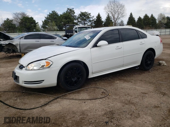 2014 Chevrolet Impala LT with VIN 2G1WB5E31E1154130, listed as a Copart auction lot 54212785 with 150,169 mi miles and Salvage title. Bid and sale history available at DreamBid. Image 1.